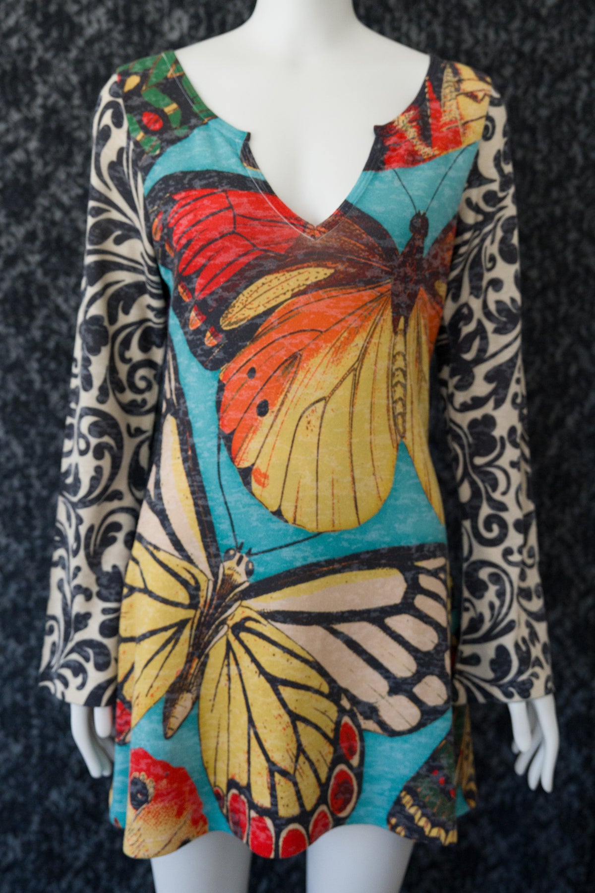 Boho Butterfly Tunic Dress