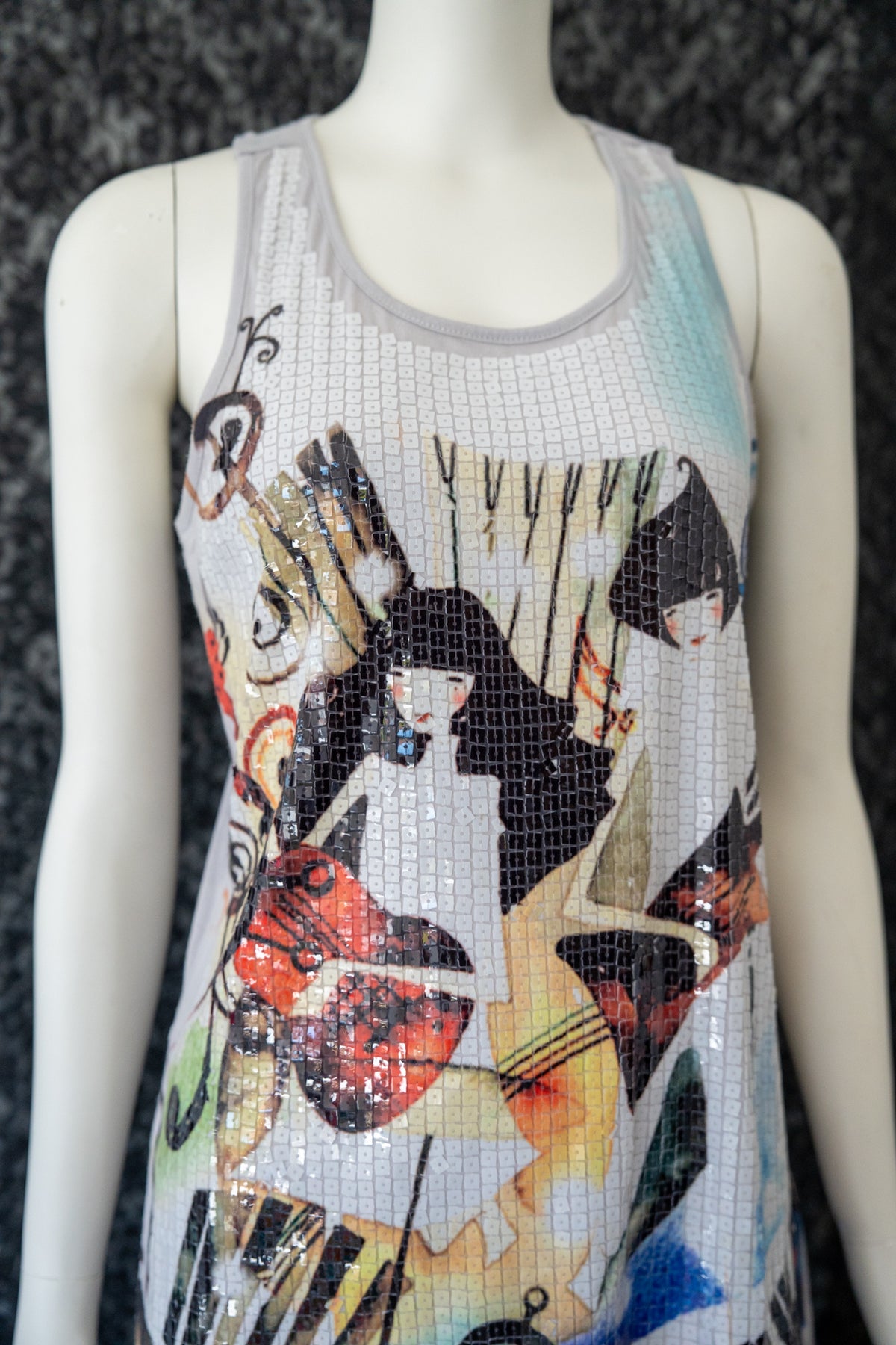 Jazz Age Sequin Tunic Tank