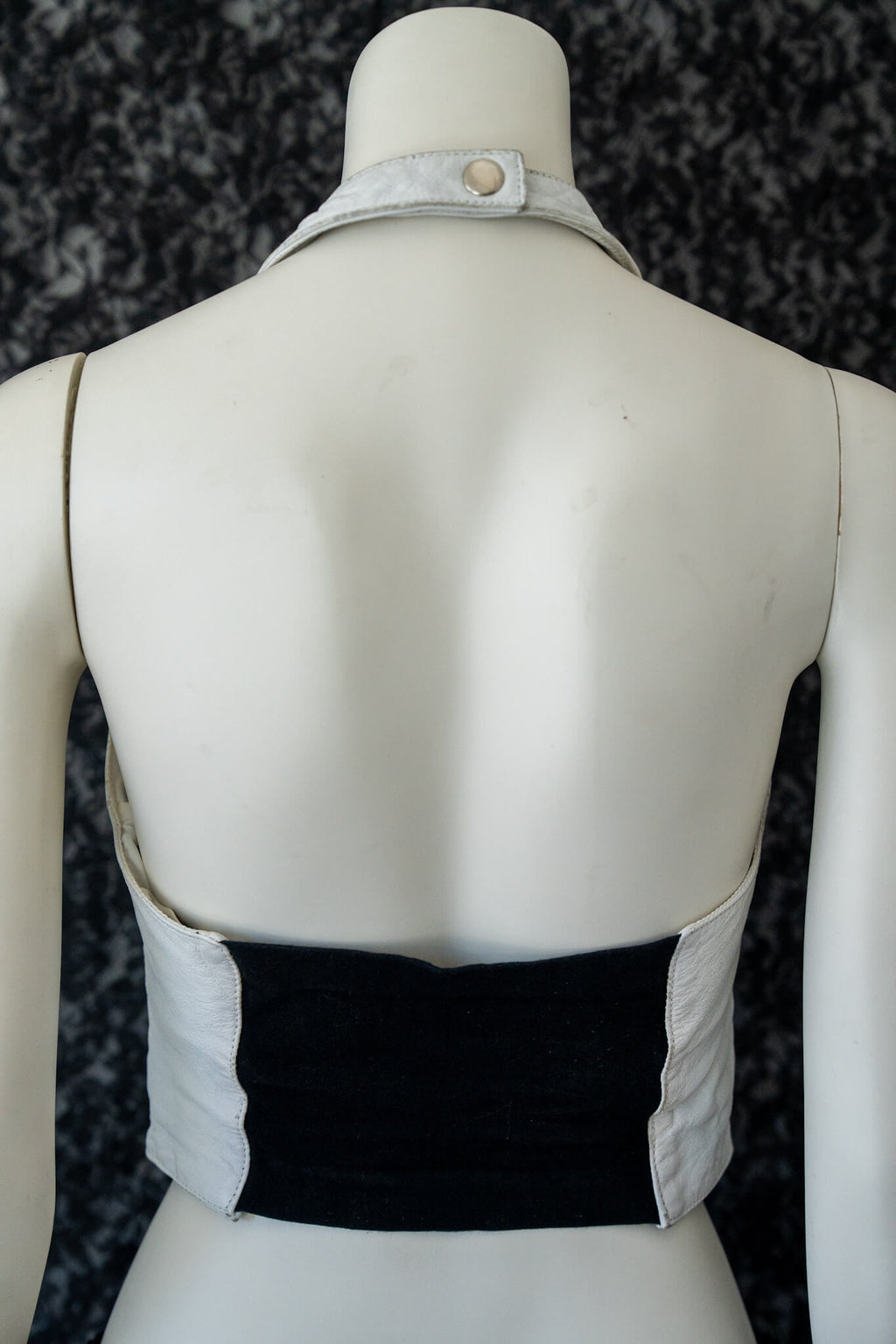 Vintage Wilson’s Leather White Moto Vest