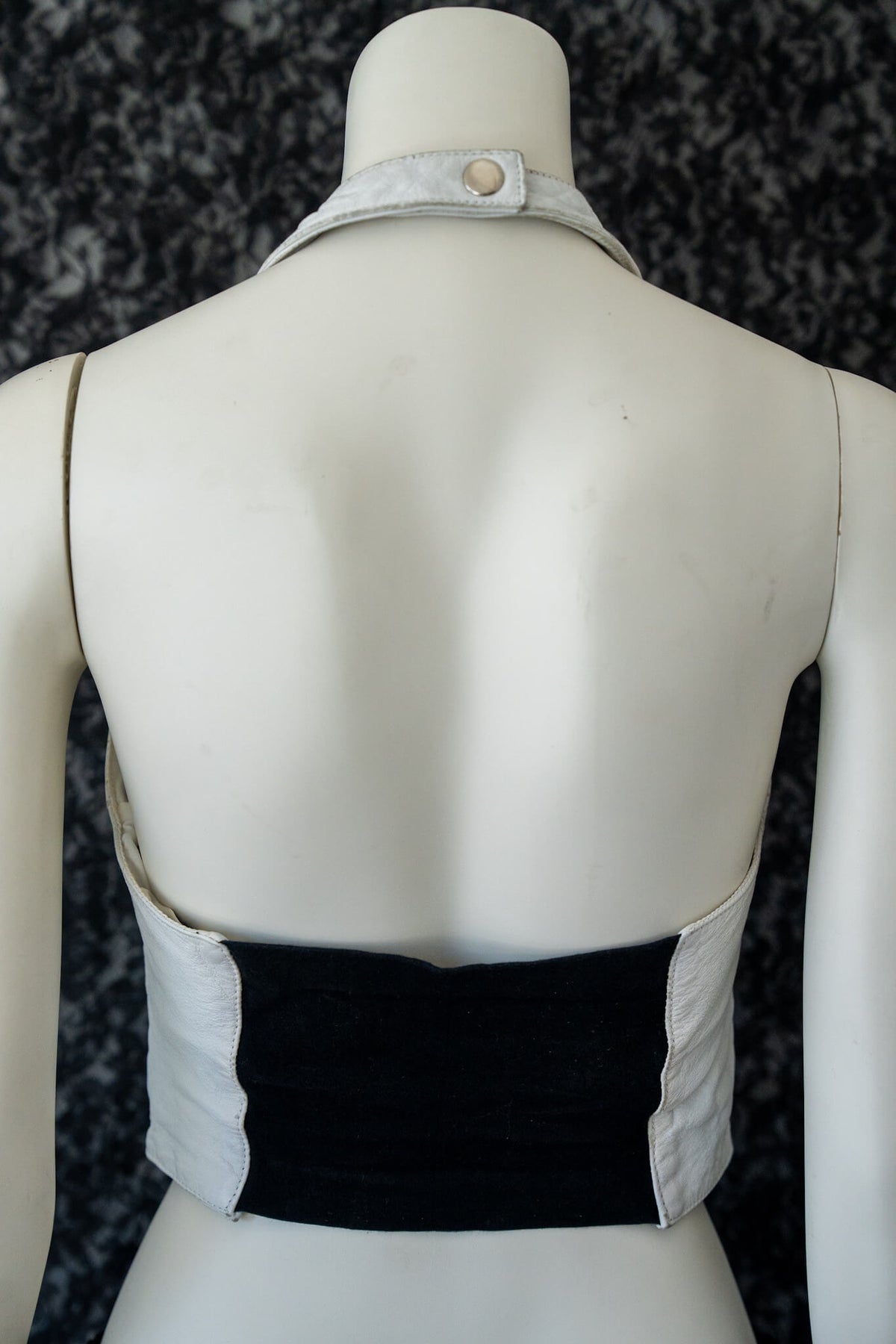 Vintage Wilson’s Leather White Moto Vest